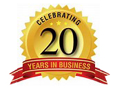 Celebrating 20 years in business